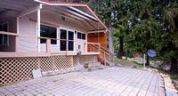 deck and front elevation